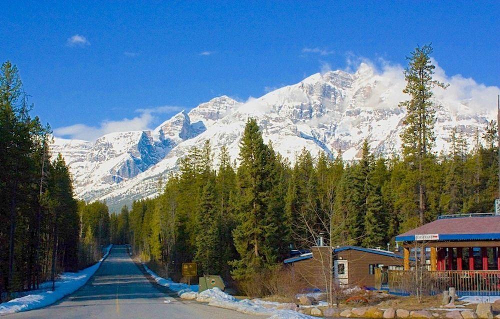 Sunwapta Falls Rocky Mountain Lodge Jasper Esterno foto